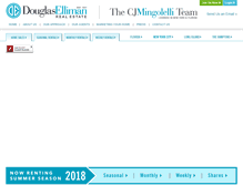 Tablet Screenshot of fireislandpinesdreamhomes.com